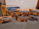 Blocki Bouwvoertuigen set van 6