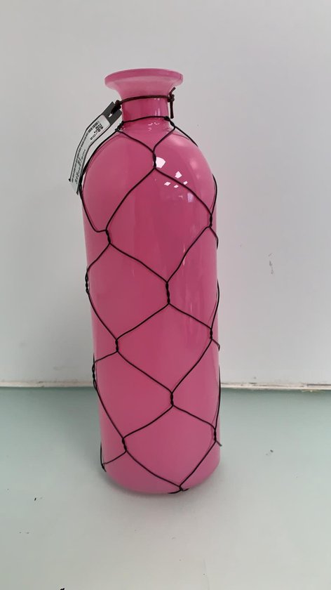 Vind roze glazen vaas in Antiek | Glas en Kristal op
