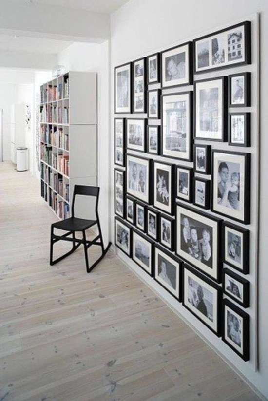 Cadre Photo Plat Aluminium - Cadre Photo - 40x40 cm - Verre Transparent - Or Mat - 10 mm