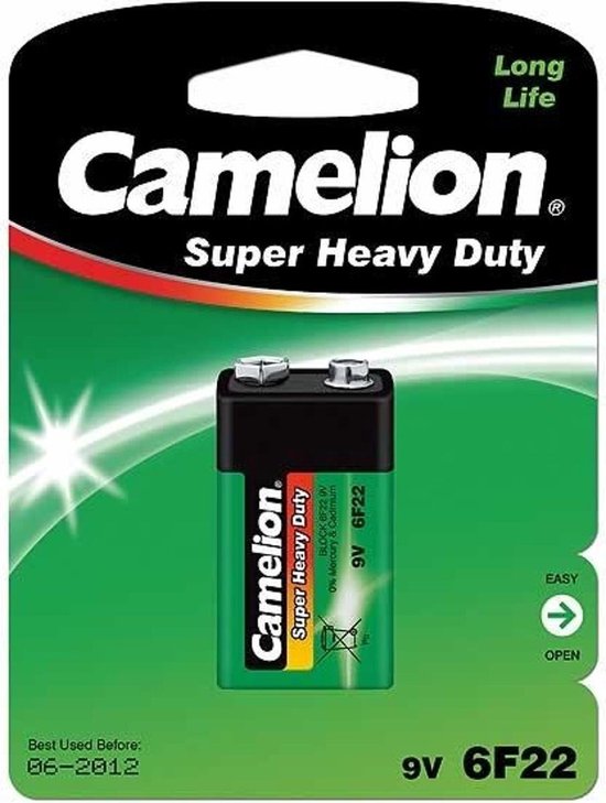 Camelion Batterij 6f22 / 400 Mah) Per Stuk bol.com
