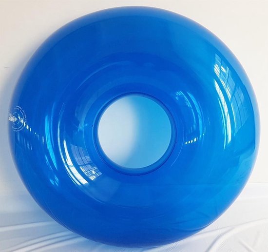 Oneerlijk verzoek Volgen Grote opblaasbare ring / band voor het zwembad - Blauw - Doorzichtig - 150  cm in... | bol.com