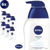 NIVEA Crème Soft - Handzeep - 6 x 250ml