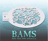 Bad Ass BAM stencil 1006