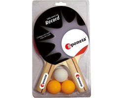 Sponeta recordset inclusief 3 balletjes - tafeltennisbat - tafeltennisbal - batjes en balletjes - tafeltennis -