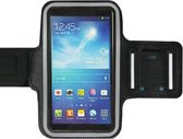 ADEL Sportarmband 5.5 Inch Microfiber Hoesje voor Motorola Moto G8 Power - Zwart