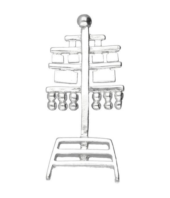 Zilveren Kaats scorebord ketting hanger | bol.com