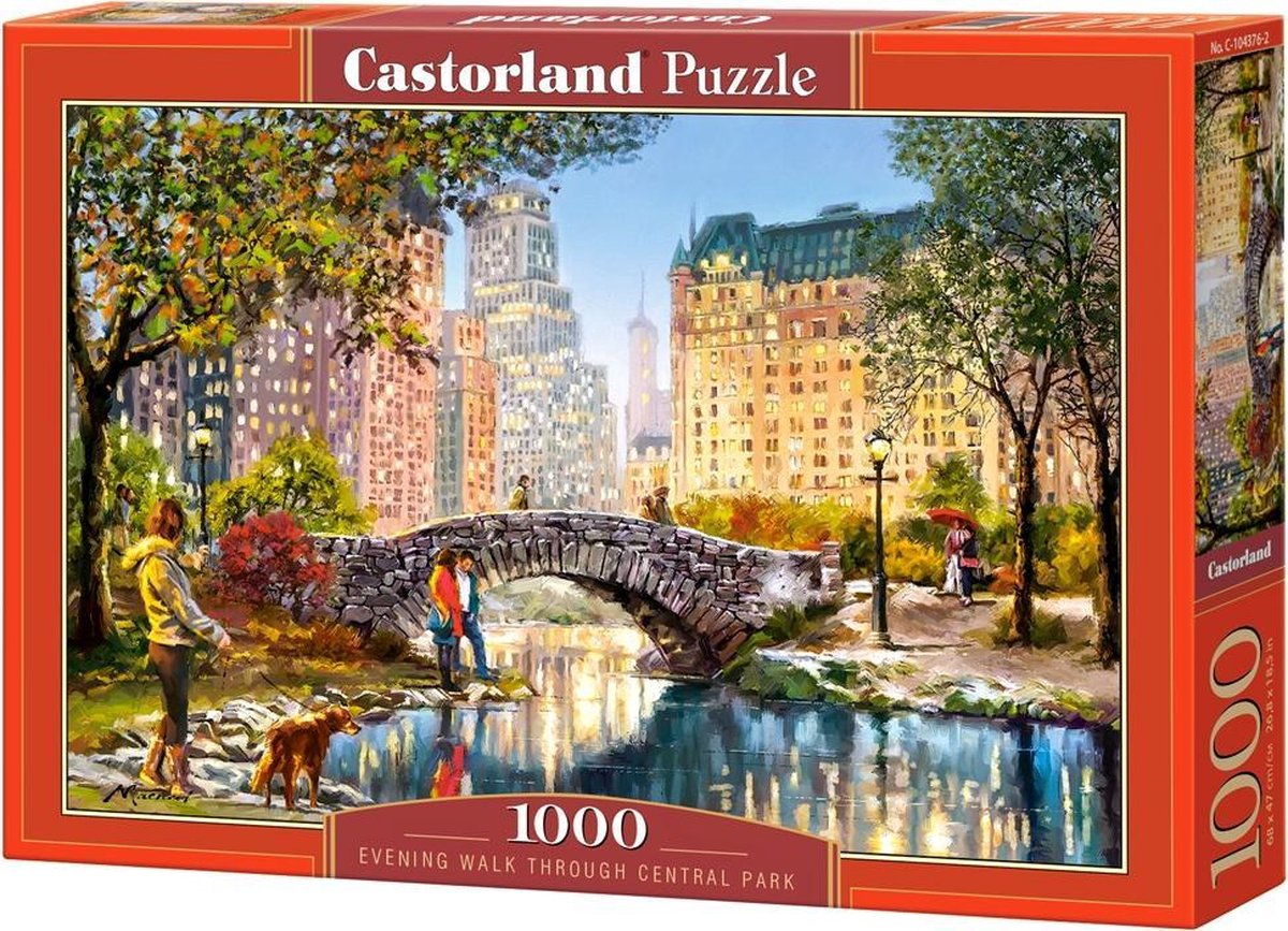 Evening Walk Through Central Park Puzzel (1000 stukjes)