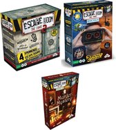 Escape Room Spelvoordeelset Inclusief basisspel Escape Room The Game Basisspel 2 & Escape Room The Game: VR & Uitbreidingsset Escape Room The Game Murder Mystery