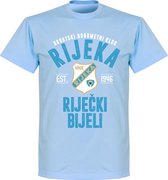 Rijeka Established T-shirt - Lichtblauw - S