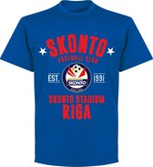 FC Skonto Riva Established T-shirt - Blauw - M