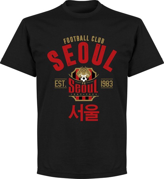 FC Seoul Established T-shirt - Zwart - XXL