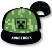 Minecraft pet - cap - groen - zwart - maat 56 cm