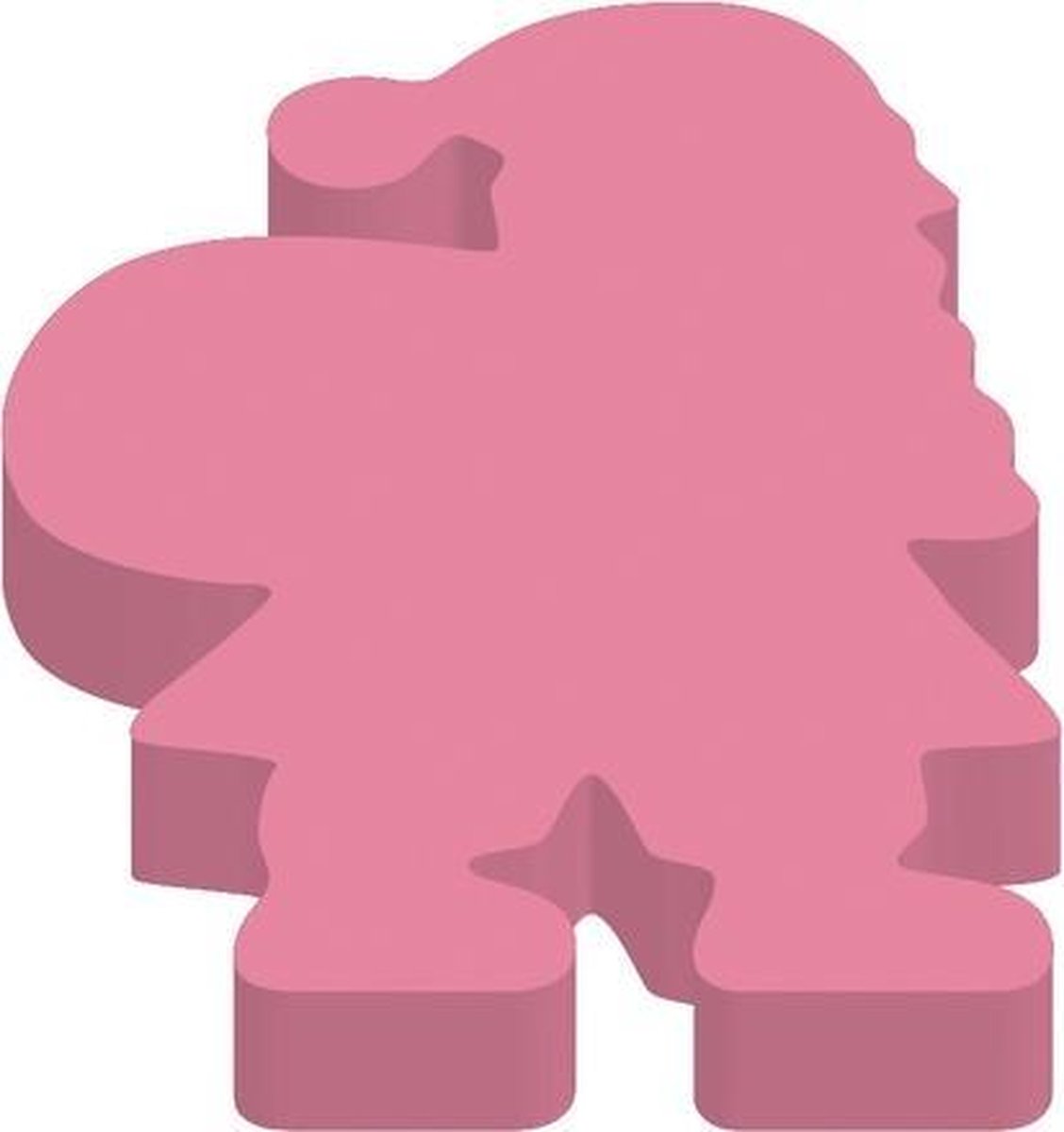 Info shaped sticky notes kerstman briljant roze 200 vel
