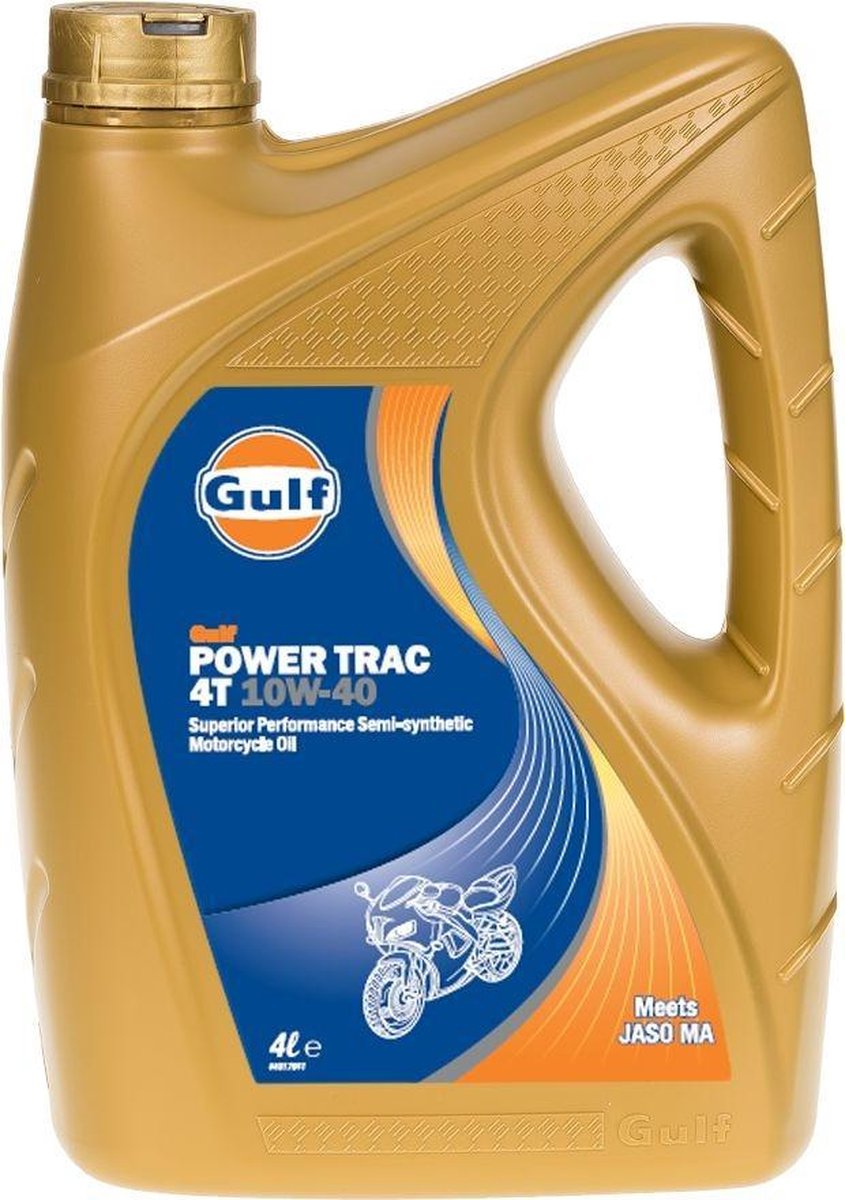 Olie Gulf Power Trac 4T 10W-40 (4 liter)