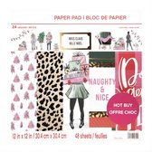 Craft Smith: Miss Claus 12x12 Inch Paper Pad (MSE4854)
