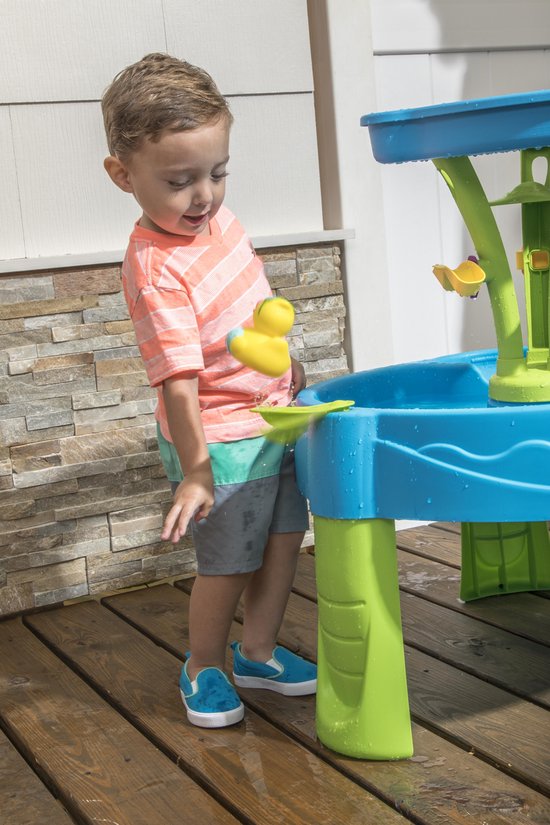 Step2 Summer Showers Splash Watertafel - Met 8 accessoires - Waterspeelgoed voor kind - Activiteitentafel met water voor de tuin / buiten - Step2