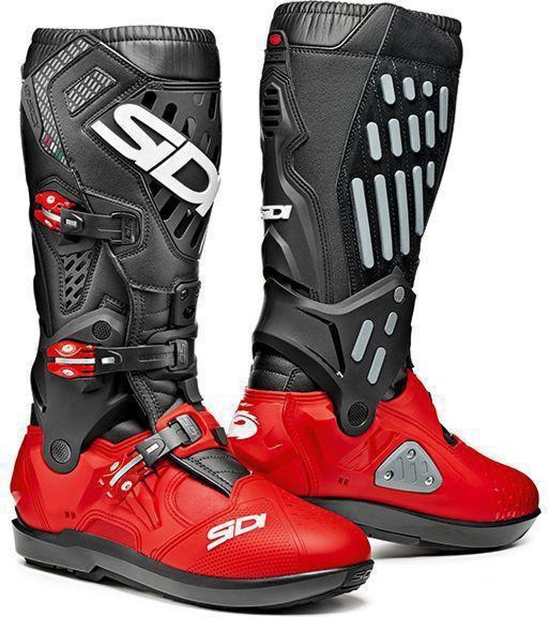 Sidi Atojo SRS Red Black Motorcycle Boots 41