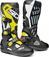 Sidi Atojo SRS White Black Yellow Fluo Motorcycle Boots 46