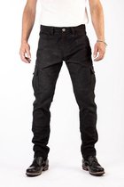 ROKKER Black Jack Slim Black Motorcycle Jeans L36/W32