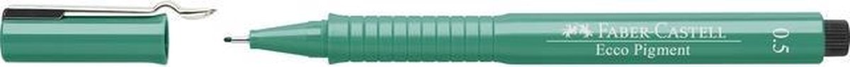 tekenpen Faber Castell Ecco Pigment 0,5 mm groen FC-166563