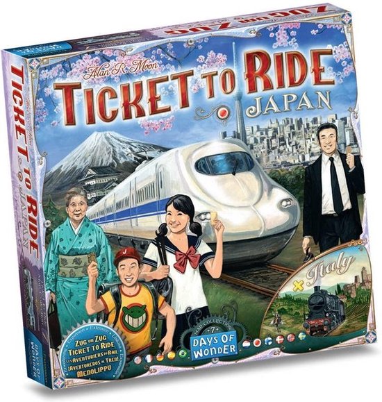 Thumbnail van een extra afbeelding van het spel Mega Ticket to Ride Spelvoordeelset inclusief basisspel Ticket To Ride Europe - Bordspel & Ticket to Ride Nederland - Uitbreiding & Ticket to Ride Japan/Italië - Uitbreiding