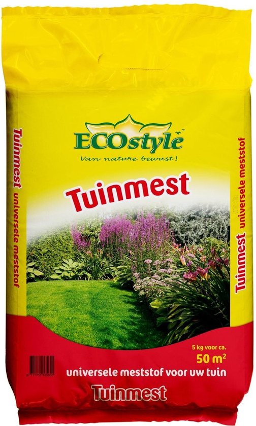 ECOstyle Tuinmest - 5 kg - algemene tuinmeststof voor 50 m2
