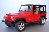 1:18 SOLIDO CAR auto DIE CAST JEEP WRANGLER BACHEE RED rood 9011 metaal