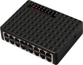 WiseGoods - Premium RJ45 Netwerk Switch - LAN Netwerk Schakelaar - 10/100 Mbps Netwerk - Desktop PC Switch - 16 Poorten