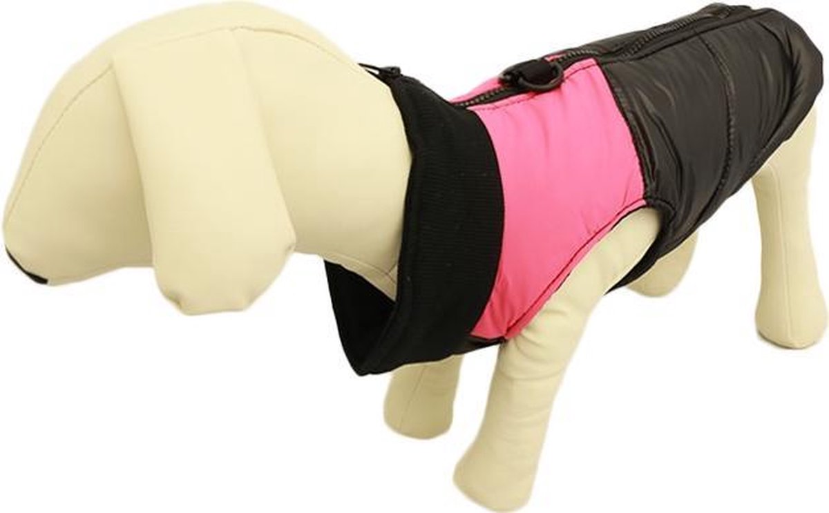 BODYWARMER MET ROZE STREEP VOOR DE HOND DXL ( rug lengte 47 cm, borst omvang 48 cm,... BODYWARMER MET ROZE STREEP VOOR DE HOND DXL ( rug lengte 47 cm, borst omvang 48 cm,...