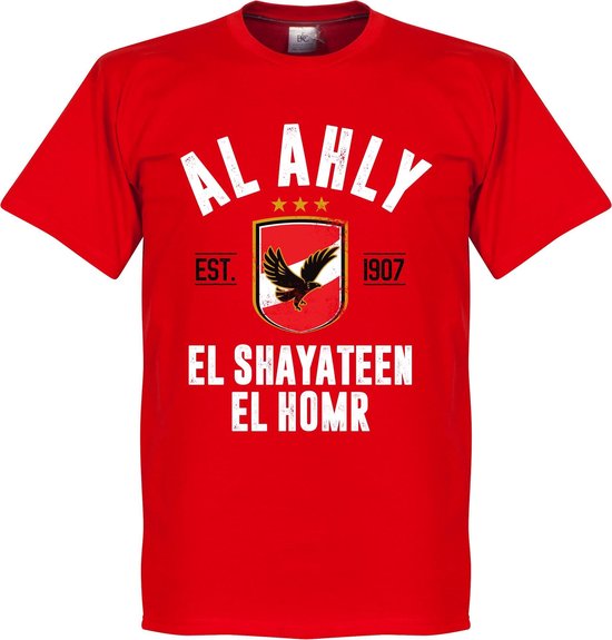 Al Ahly Established T-Shirt - Rood - XS