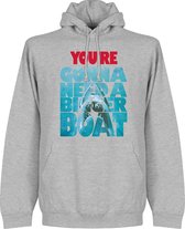You are Going To Need a Bigger Boat Jaws Hoodie - Grijs - XL
