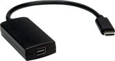 Value 12993226 tussenstuk voor kabels USB Type-C Mini DisplayPort Zwart