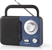 FM Radio | 2.4 W | Carying Handle | Black / Blue
