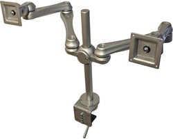 Roline premium bureaubeugel voor 2 monitoren tot 32 inch / full motion / zilver