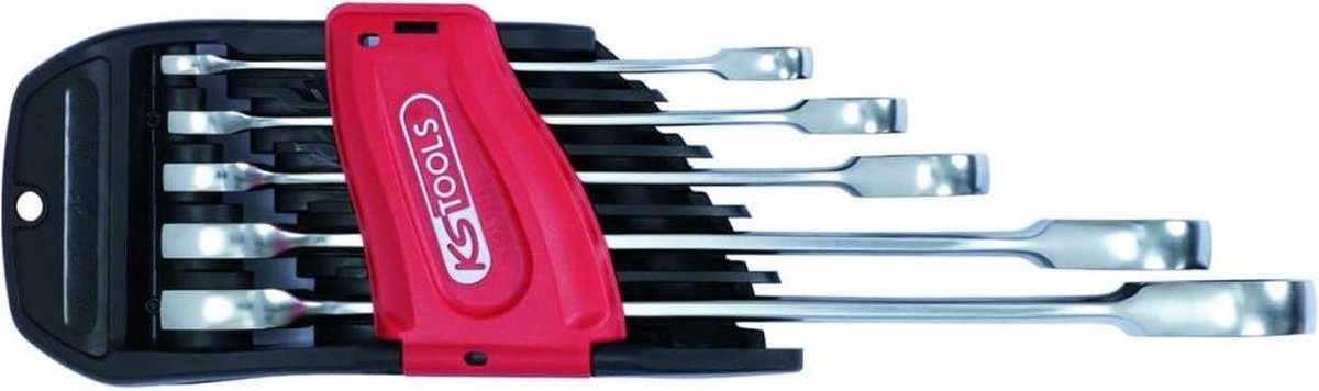 KS Tools 503.5205 Ring-steeksleutelset 5-delig Sleutelbreedte (metrisch) 19 mm