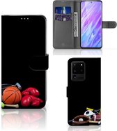 Geschikt voor Samsung Galaxy S20 Ultra Wallet Case met Pasjes Sports