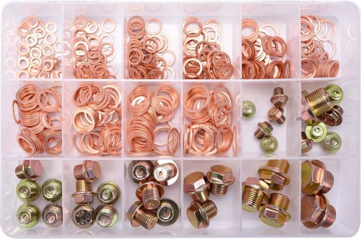 YATO - 534-delige - Sluitringen- - en - aftappluggenset - YT-06864