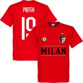 AC Milan Piatek 19 Team T-Shirt - Rood - XXL