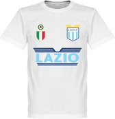 Lazio Roma Team T-Shirt - Wit - XL