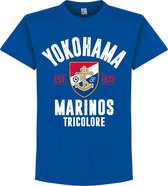 Yokohama Marinos Established T-Shirt - Blauw - 4XL