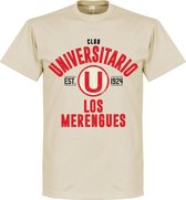 Universitario Established T-Shirt - Creme - XXL