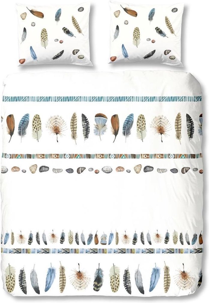 Good Morning Dekbedovertrek 5837-A BOHO 140x200/220 cm wit