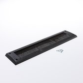 Gezu borsteltochtplaat - voor briefplaat 340x83 mm - zwart