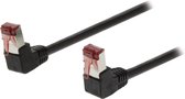 Valueline S/FTP CAT6 Gigabit netwerkkabel haaks/haaks / zwart - 15 meter