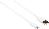 Nedis USB-Kabel | USB 2.0 | Apple Lightning 8-Pins | USB-A Male | 480 Mbps | Vernikkeld | 3.00 m | Rond | PVC | Wit | Doos