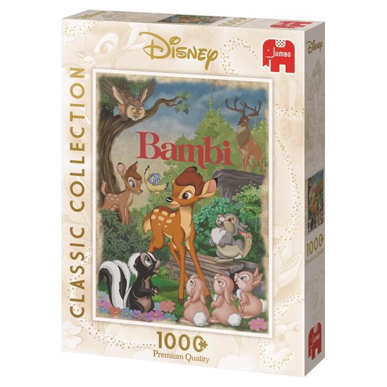 Jumbo Puzzel Disney Classic Collection Bambi - Legpuzzel - 1000 stukjes