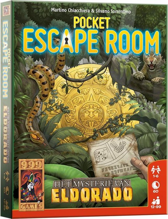 Thumbnail van een extra afbeelding van het spel Pocket Escape Room: Het Mysterie van Eldorado Breinbreker