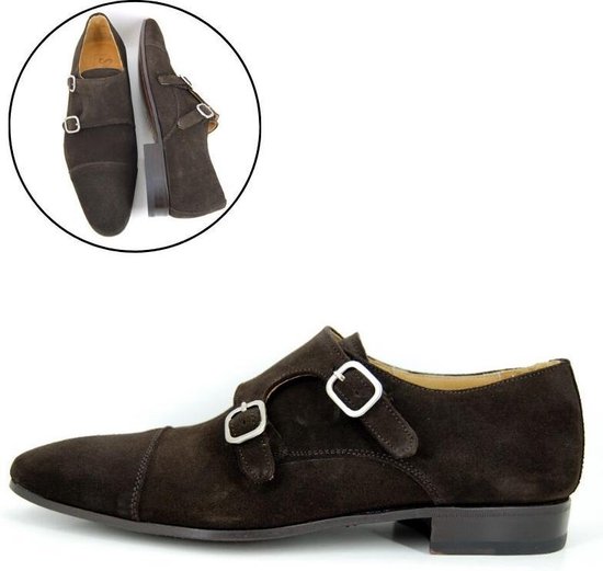 Officine Creative Geweven Gespschoenen in het Bruin voor heren Heren Schoenen voor voor Instappers voor Monk gespschoenen 