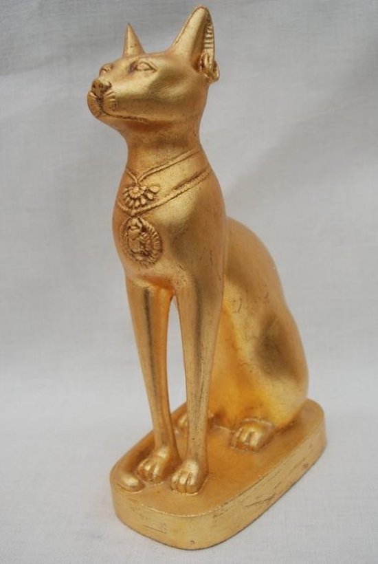 Zachtmoedigheid nevel Stratford on Avon Bastet - kat - beeld replica Egyptisch dier | bol.com
