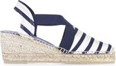 Toni Pons Tarbes ecru blauw espadrilles dames (TARBES cru-mari)